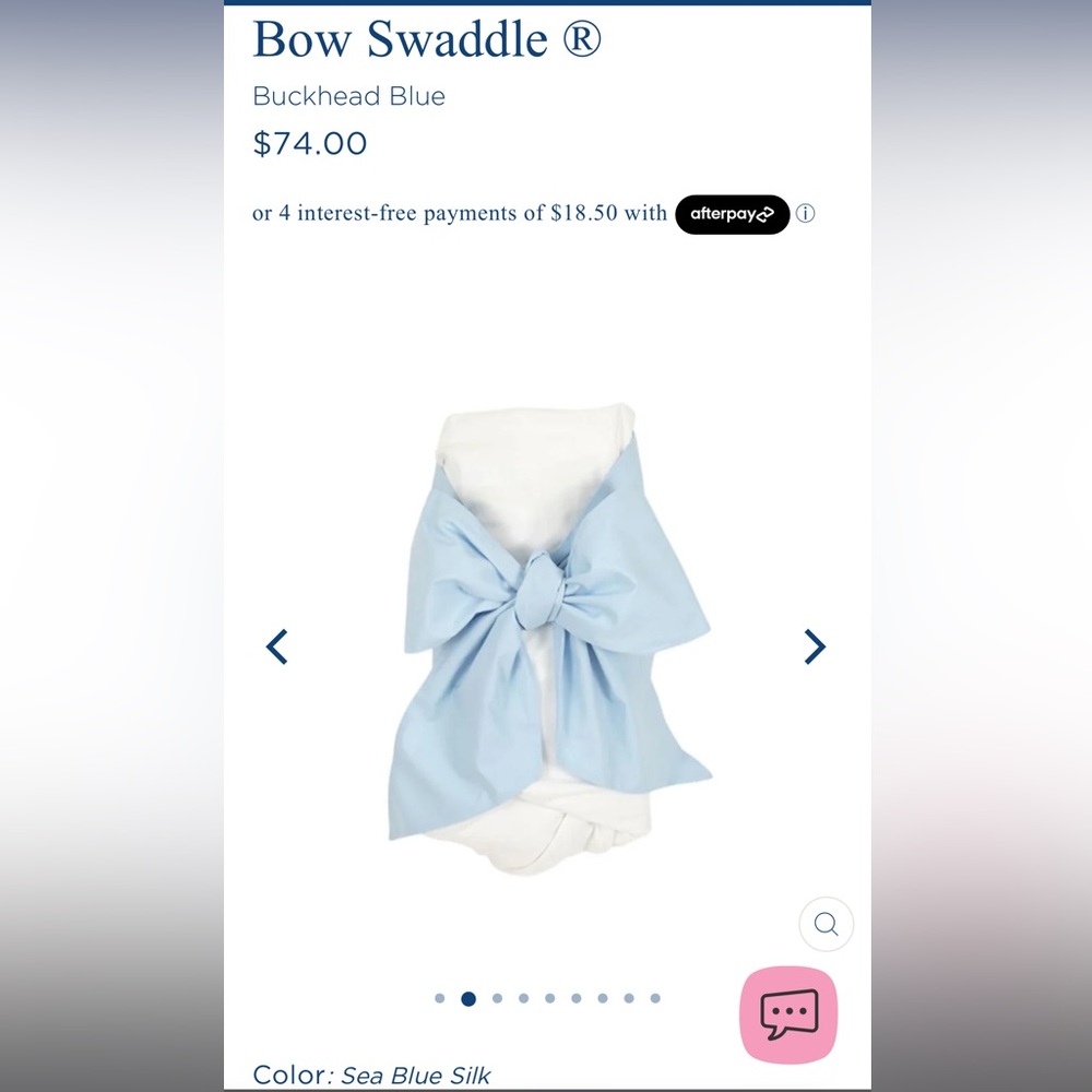 The Beaufort Bonnet Company bow swaddle